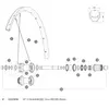 Image de Mavic Rayons Arrière Droits Ds Askium Disc 12 Unités