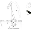 Image de Mavic Rayons Gauches Cosmic Elite Ust Disc 2018 12 Unités