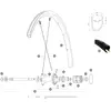 Image de Mavic Rayons Arrière Droits Aksium Elite Ust/ksyrium Ust 10 Unités