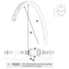 Image de Mavic Rayons Gauches Aksium Elite Ust Disc 650b 12 Unités