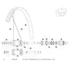 Image de Mavic Rayons Arrière Droits E-crossmax/e-xa 27.5 14 Unités
