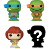 Image de Funko Les Tortues ninja pack 4 figurines Bitty POP! Vinyl Leonardo 2,5 cm