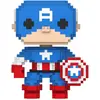 Image de Funko Pop! Marvel: 8-Bit - Captain America - Marvel Comics - Collectable Vinyl Figure - Gift Idea -