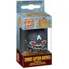 Image de Funko, Porte-clés, Marvel Zombies POP! Vinyl Schlüsselanhänger 4 cm Captain America Display (12), Multicolore