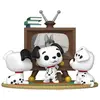 Image de Funko 101 Dalmatiner POP Moment Vinyl Figuren Rolly, Patch & Lucky with TV 9 cm