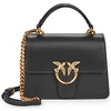 Image de Sac Bandouliere Pinko LOVE ONE TOP HANDLE MINI LIGHT VITELLO SETA solde femme