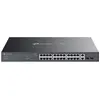 Image de TP-Link Switch 28p GB Easy Managed Omada 24p Poe+ 24xgb Poe+ Omada Sdn Cntrl (28 ports), Switch réseau, Noir