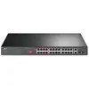 Image de TP-Link Switch 26-Port 10/100Mbps PoE 100 Mbps (26 ports), Switch réseau, Gris, Noir