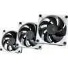Image de Hyte THICC FP12 120MM PWM FAN 3PK + NP (120 mm, 3x), Ventilateur PC, Noir, Blanc