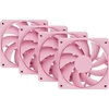 Image de Hyte FA12 120mm PWM Fan 4 Pack [STRAWBERRY MILK]