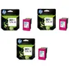 Image de Pack 3 cartouches d'encre HP 301XL original ( 3 x CH564EE) 3 couleurs Cyan, Magenta, Jaune