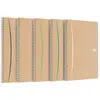 Image de Oxford, Cahier + bloc-notes, Cahier Touareg A4 Petits Carreaux 5mm 180 Pages Reliure Intégrale Couverture Carte Coloris Assortis (A4, Quadrillé, Couverture souple)
