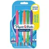 Image de Paper Mate, Stylo, FlexGrip Ultra Bright kuglepenne Mellempunkt (1,0 mm) Sort blk Lyse tnder 5 Stk (5x)