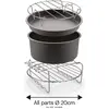 Image de Tefal Kit Accessoires Easy Fry XXL, Ustensile de cuisine : accessoires, Noir