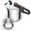 Image de Tefal P2594401 Secure Chrono, Poêle + casserole, Rouge, Argent, Noir
