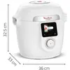 Image de Moulinex Cookeo Wifi 9-in-1 CE952110, Cuiseur vapeur + cuiseur à riz, Blanc