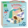Image de Vilac Puzzle en coffret Terre Mer Ciel 3x16 (16 pièces)
