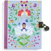Image de Djeco, Cahier + bloc-notes, Tagebuch Marie (15 x 20 x 1.2 cm, À rayures, Couverture rigide)