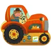 Image de Puzzle Djeco Tracteur 16 pièces