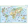 Image de Djeco Puzzle Le monde des animaux 100 pièces (livret inclus) (100 pièces)