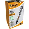 Image de Bic, Marqueur, Marking 2300, Black, Chisel tip, Black, Grey, 3.1 mm, 5.3 mm, Chipboard, Glass, Metal, Paper, Pl (12x)
