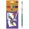 Image de Bic, Écriture + dessin, Crayons de couleur Evolution (12x)