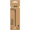 Image de Bic, Cartouche de rechange + encrier, 503839 recharge pour stylo Medium Black 3 pcs. (Noir, 0.40 mm, 3 pcs)