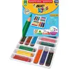 Image de Bic, Écriture + dessin, Crayons de couleur triangulaires KIDS Evolution Triangle, paquet de 144 (144x)