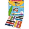 Image de Bic, Écriture + dessin, Craie de cire triangulaire Plastidecor Triangle, 144 pièces (144x)