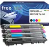 Image de Freecolor, Toner, Toner Brother TN-243 B/C/M/Y remanufacturé (B, C, M, Y)