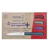 Image de Opinel BON APPETIT+ GLAM Couteau de table, 4 pièces, Couverts, Bleu, Vert, Rouge, Violet