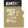 Image de Emtec Carte Mémoire Micro Sd 64gb Sdhc Cl.10 Speedin Inkladapter