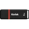 Image de Kodak PEN DRIVE 2.0 8GB K100 (8 Go, USB-A), Clé USB, Noir, Rouge