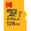 Image de Kodak SD MICRO 128GB CL10 UHS-I U3 V30 A1 ULTRA CON ADATTATORE (128 Go, microSDXC, U3, UHS-I), Carte mémoire, Orange