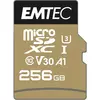 Image de Emtec SpeedIN Pro (256 Go, microSDXC, U3, UHS-I), Carte mémoire, Marron