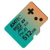 Image de Emtec mSD 512GB UHS-I U3 V30 A1 Express (512 Go, microSDXC, U3, UHS-I), Carte mémoire, Multicolore