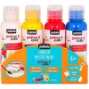 Image de Pebeo, Peinture loisirs créatifs, Primacolor Pack 4 Flacons Basique (150 ml)