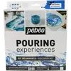 Image de Pebeo, Peinture loisirs créatifs, Kit Découverte Pouring 4X59Ml + silicone 50Ml