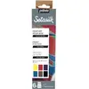 Image de Pebeo, Peinture loisirs créatifs, Set Initiation Setasilk 6 Flacons Assortis de (20 ml)