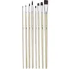 Image de Pebeo, Pinceau, 8 Pinceaux ML plats + ronds Polybr
