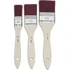 Image de Pebeo, Pinceau, 3 fendeurs plats Poly brun (40 mm)