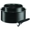 Image de Tefal L6549503 Set de casseroles, Set de poêles et de casseroles, Noir