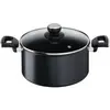 Image de Tefal G2554602 Casserole ronde, Poêle + casserole, Noir