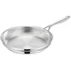 Image de Tefal Poêle Jamie Oliver Cook Smart 24 cm, en acier inoxydable, pour une cuisson parfaite, Poêle + casserole, Argent