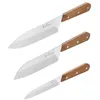 Image de Couteau Tefal Collection Paul Bocuse Set de 3 pièces K422S304 Bois clair