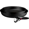 Image de Tefal P0009553, Set de poêles et de casseroles, Noir