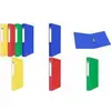 Image de Elba, Classeur, Classeur à anneaux "EUROFOLIO", DIN A4, carton, 2 anneaux, couleurs assorties vert, rouge, bleu (A4, 35 mm, 4 pcs)