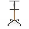 Image de Pied TV Mobile ou Fixe Erard KANA 1200L pour écrans de 30" à 55" Bois et Noir