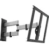 Image de Erard Wandhalterung 40 - 80", schwarz, Aluminium (Mur, 35 kg, 40" - 80"), Support mural pour TV, Noir