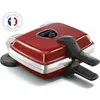 Image de Lagrange Waffle iron Super 2 nonstick coating red waffle plates croque monsieur, Gaufrier, Rouge
